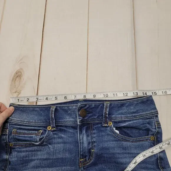 American Eagle kick boot bootcut stretch low rise jeans - Picture 4 of 10